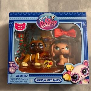Littlest Pet Shop Holiday Series 4 Great Dane and Dachshund